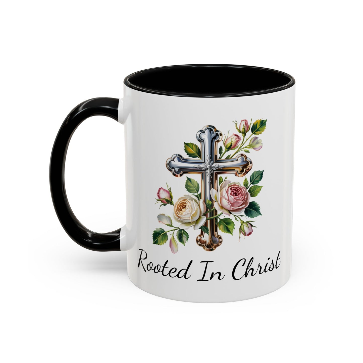 Accented Coffee Mug - Rooted In Christ