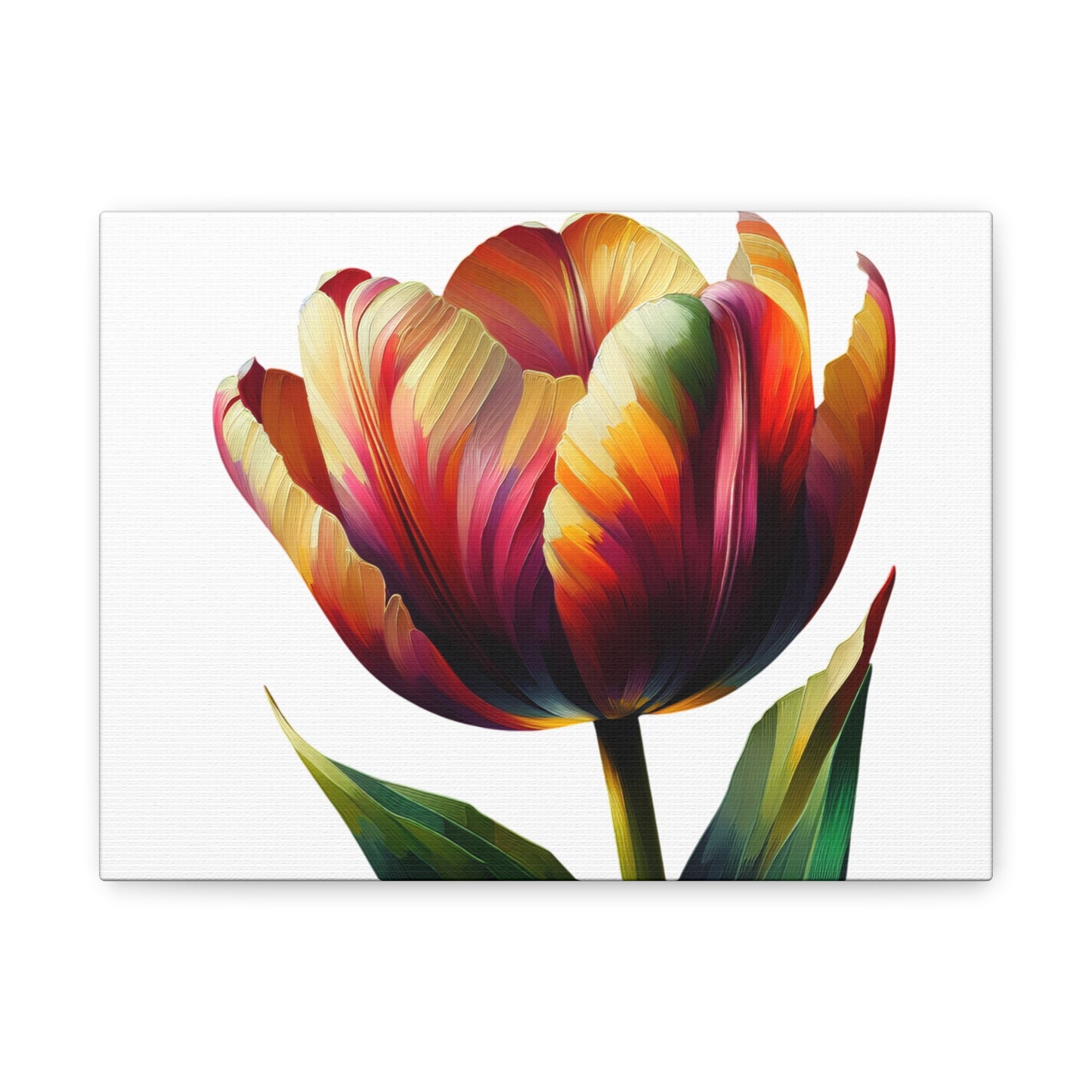 Tulip Flower Canvas Wall Art