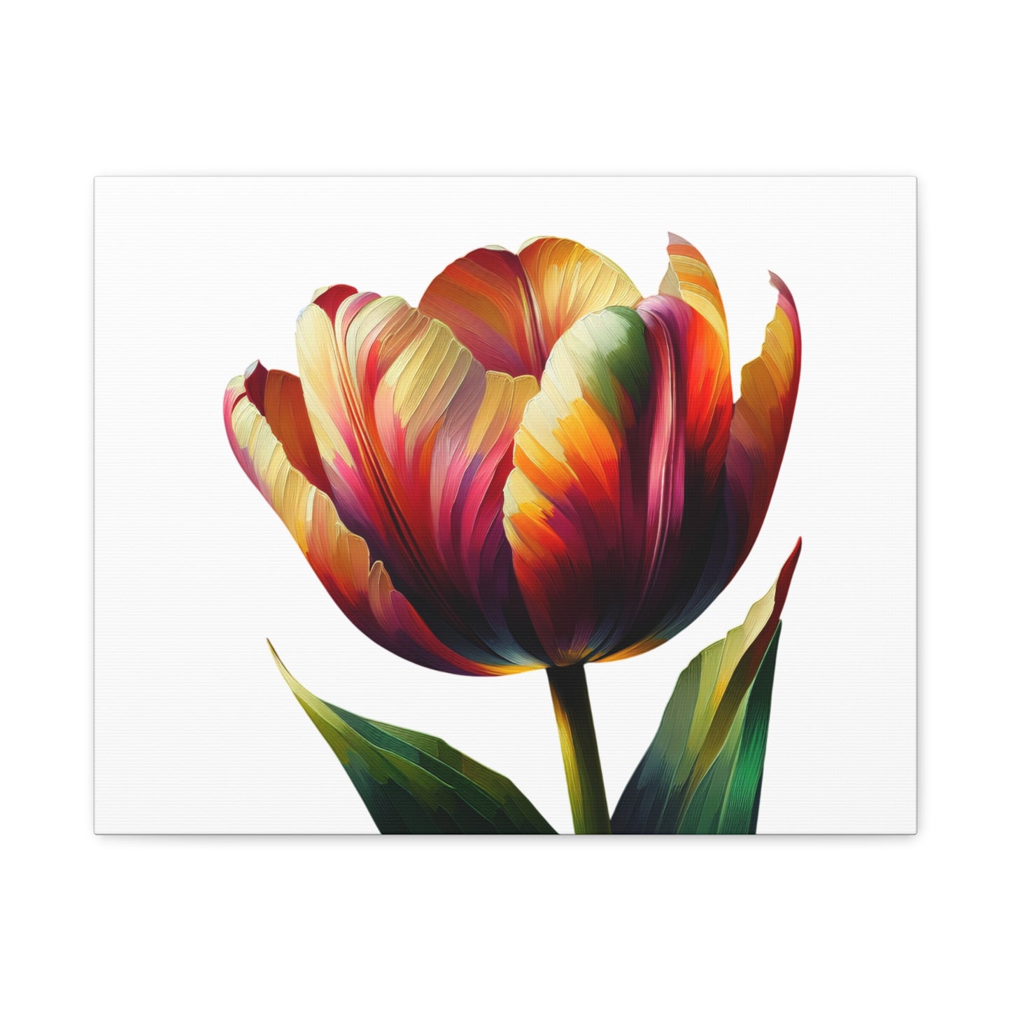 Tulip Flower Canvas Wall Art