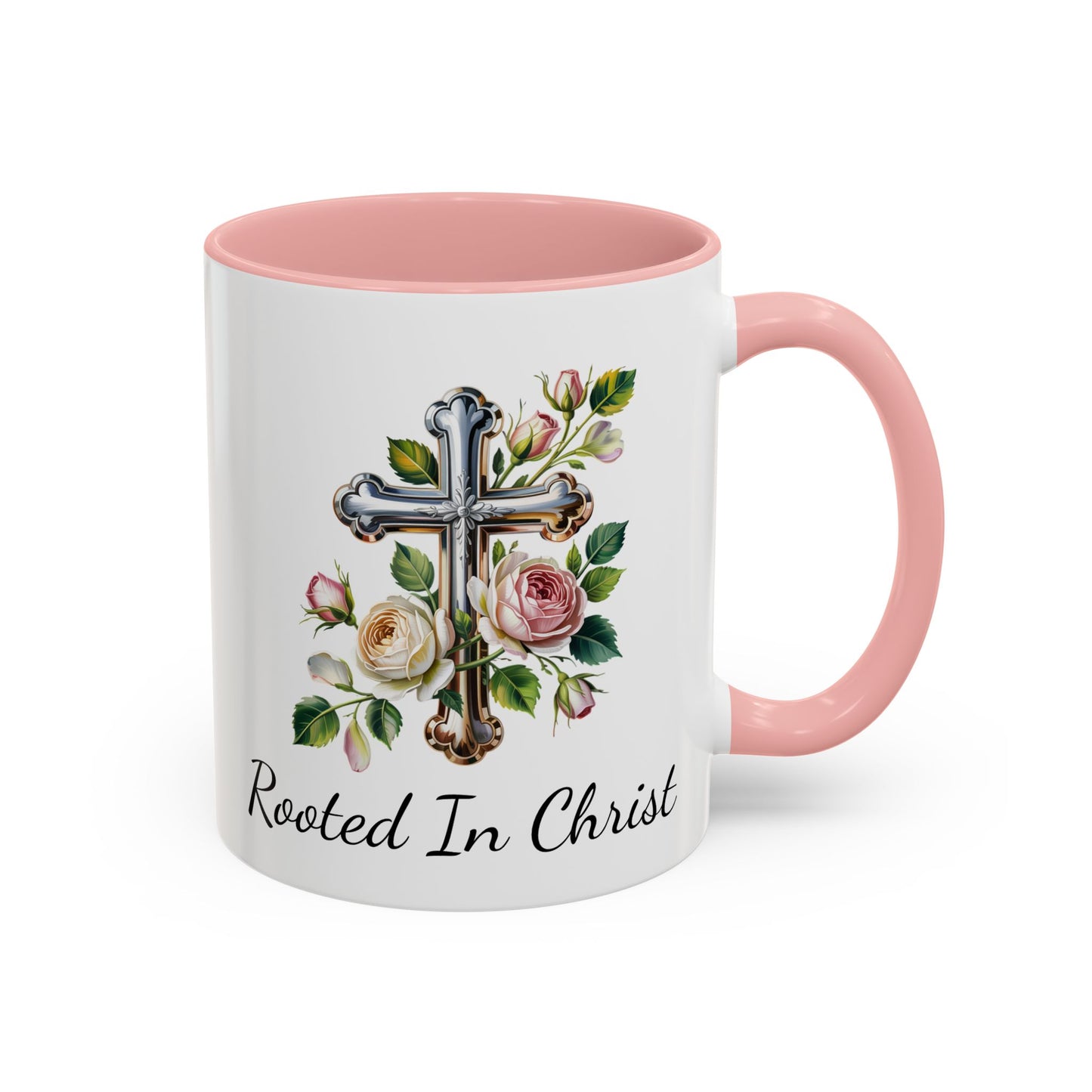 Accented Coffee Mug - Rooted In Christ