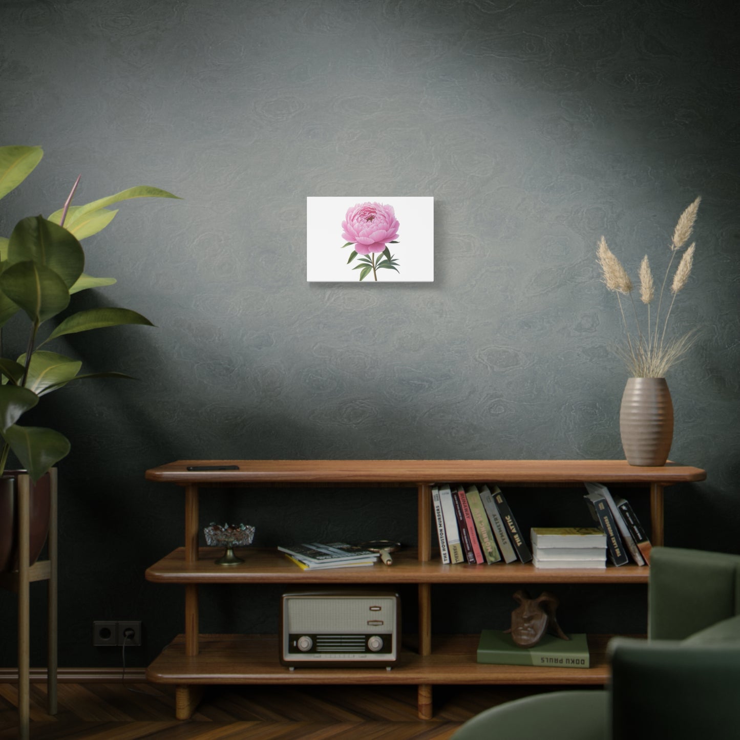 Peony Flower Canvas Wall Art