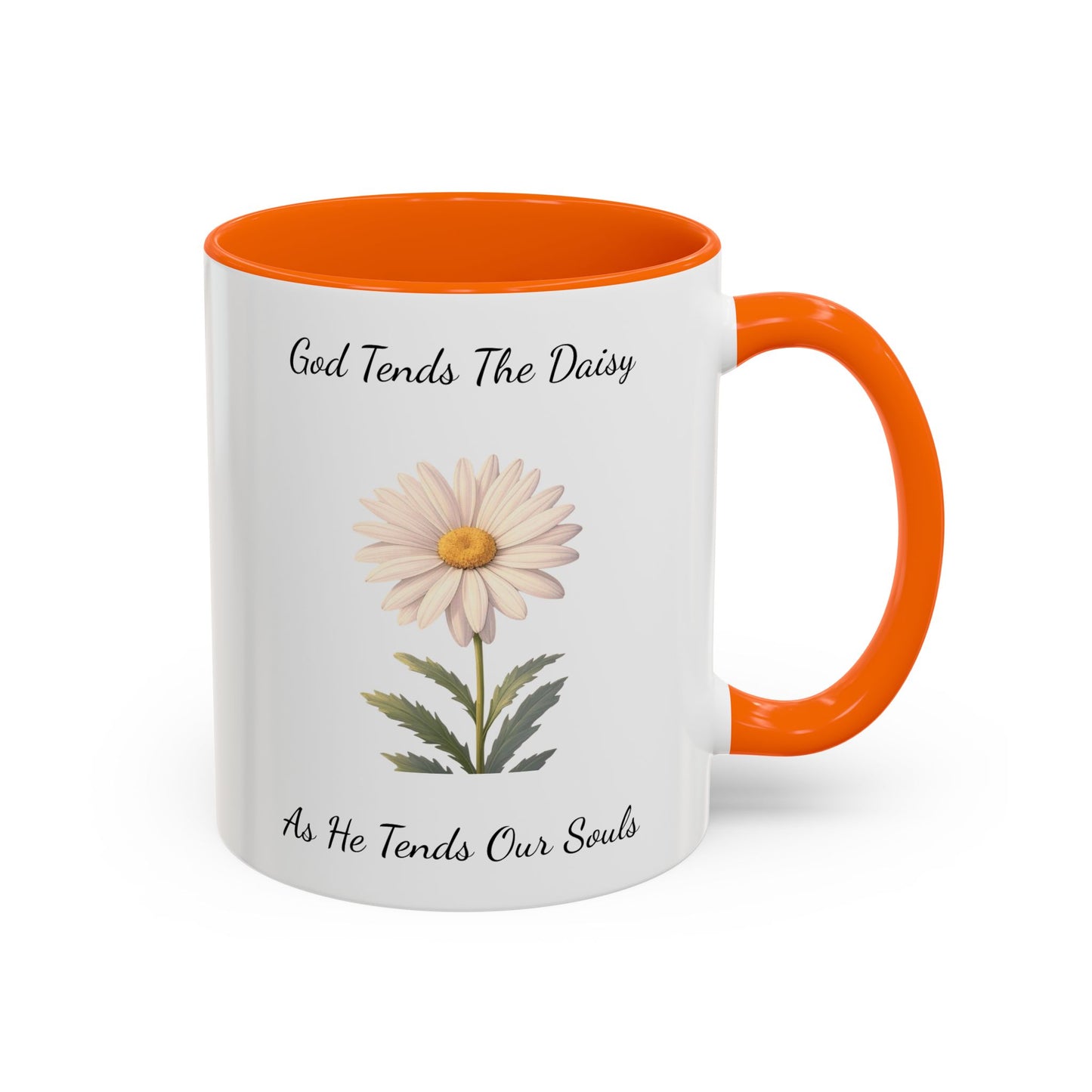 Accented Coffee Mug - Daisy