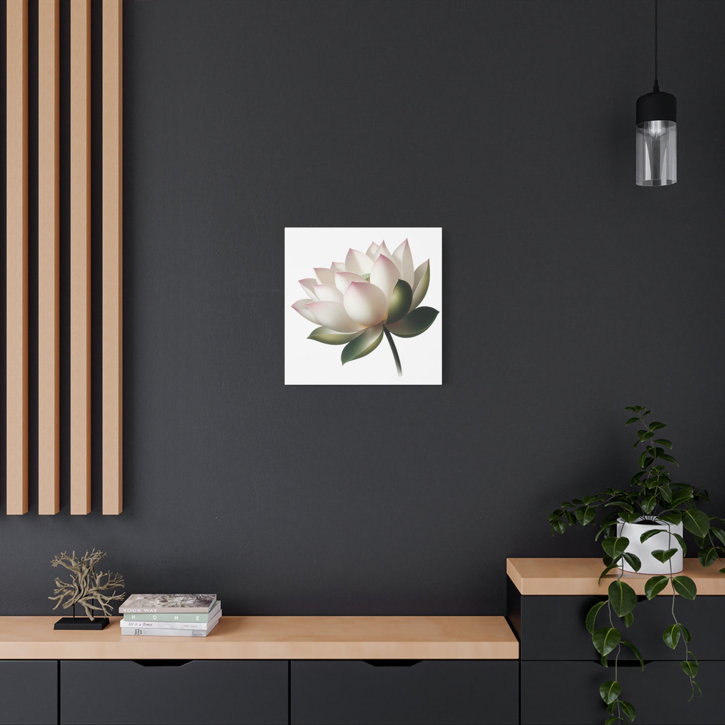 Lotus Flower Canvas Wall Art