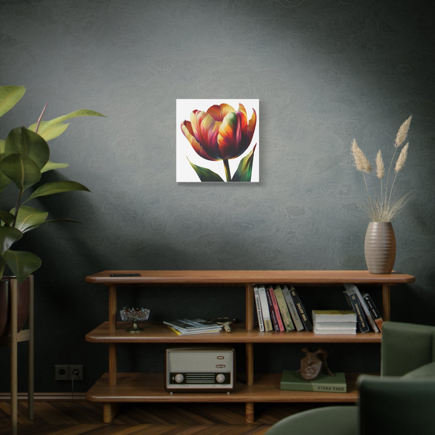 Tulip Flower Canvas Wall Art