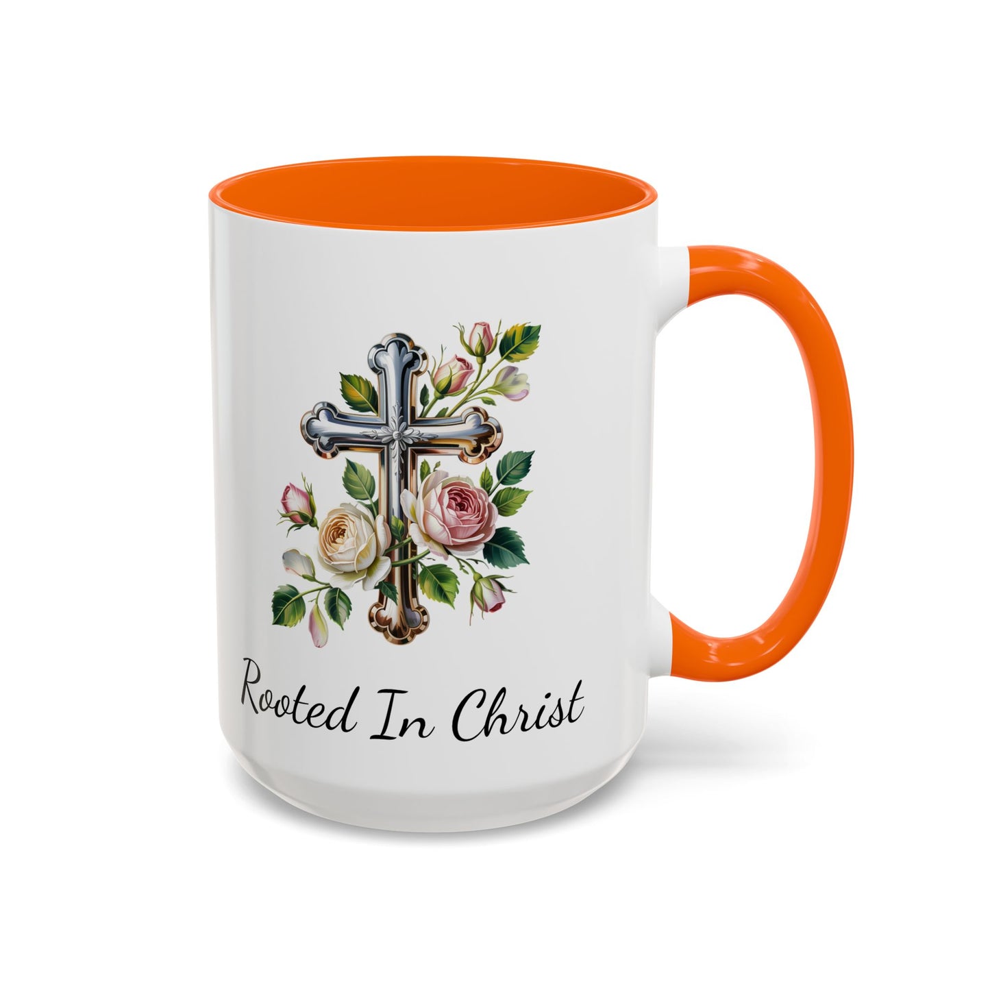Accented Coffee Mug - Rooted In Christ