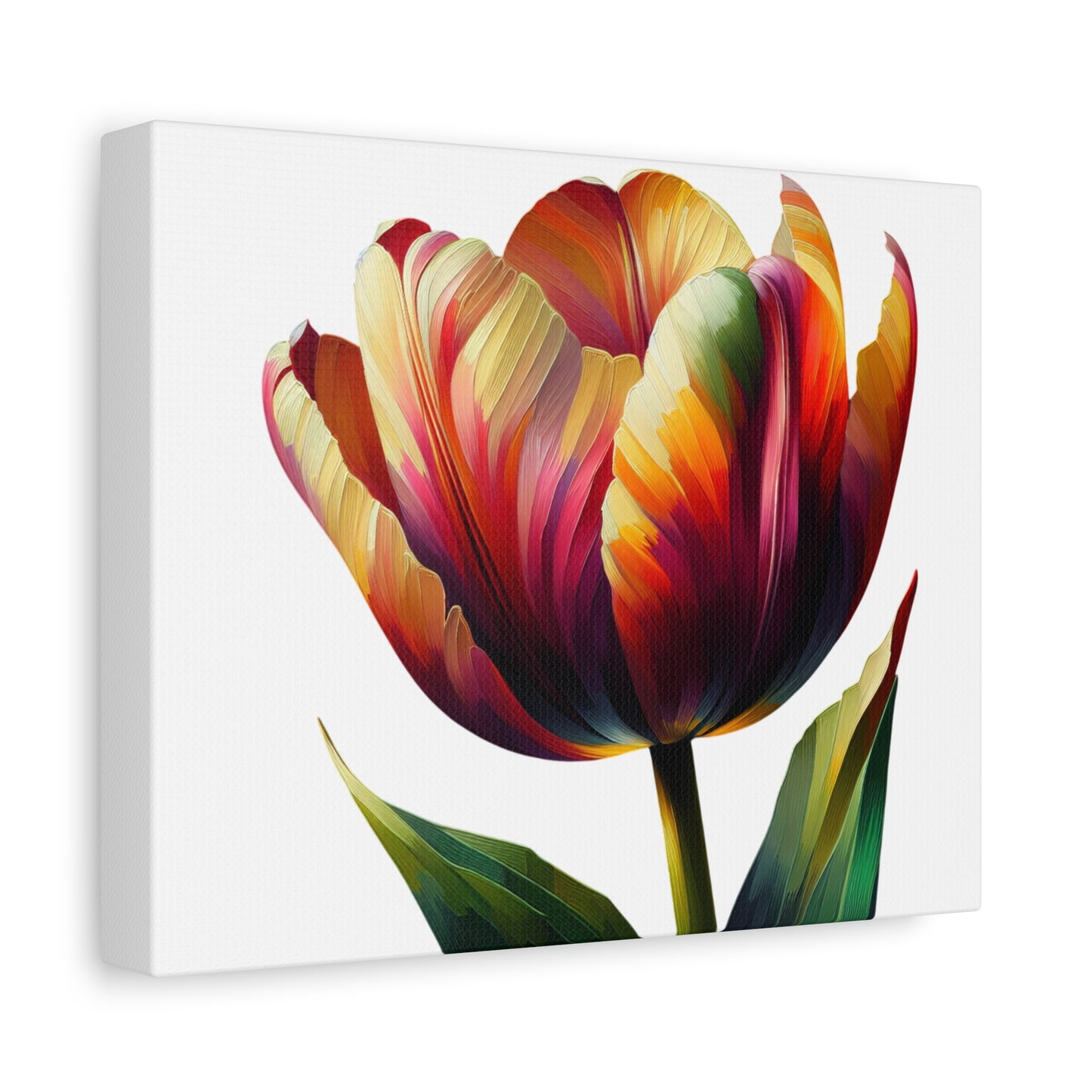 Tulip Flower Canvas Wall Art