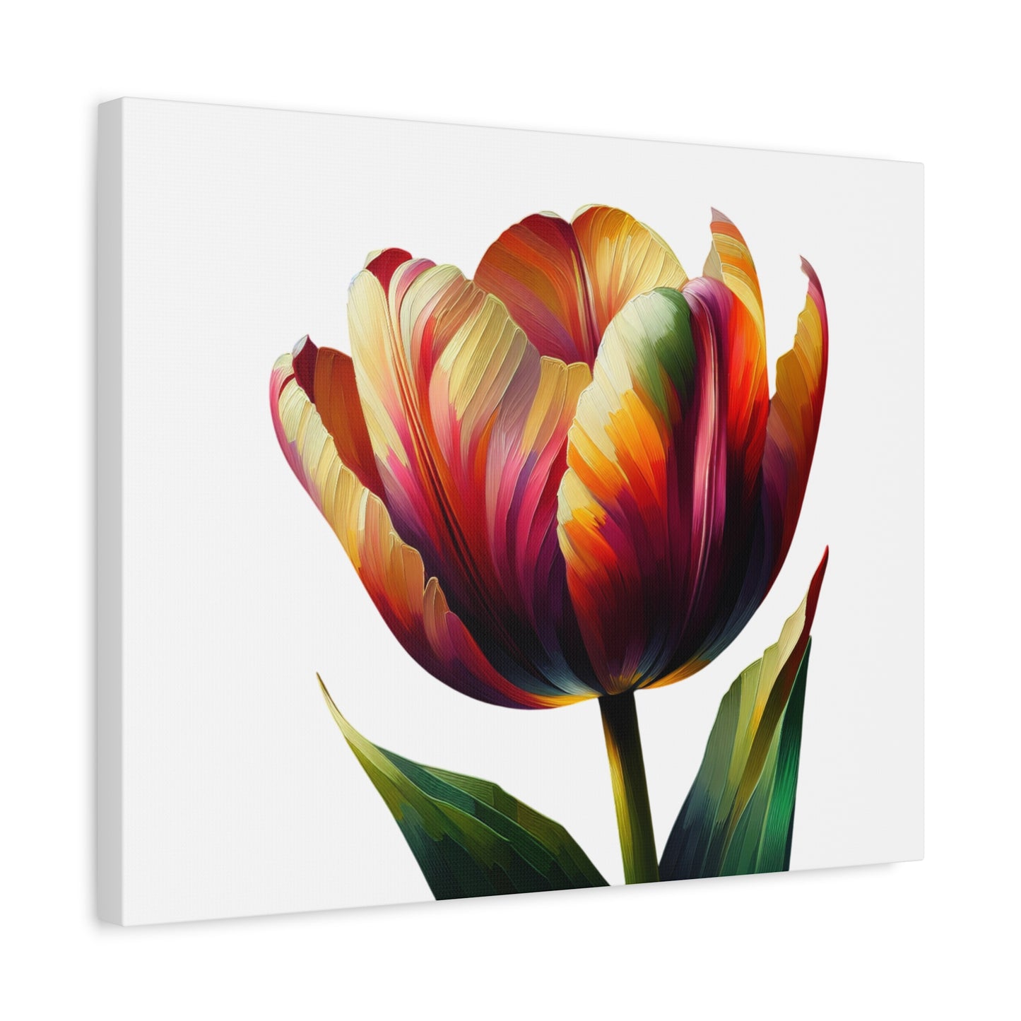 Tulip Flower Canvas Wall Art