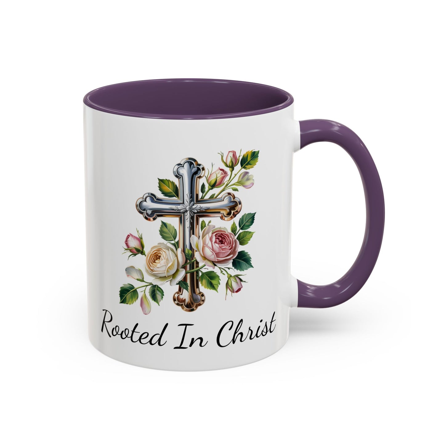 Accented Coffee Mug - Rooted In Christ
