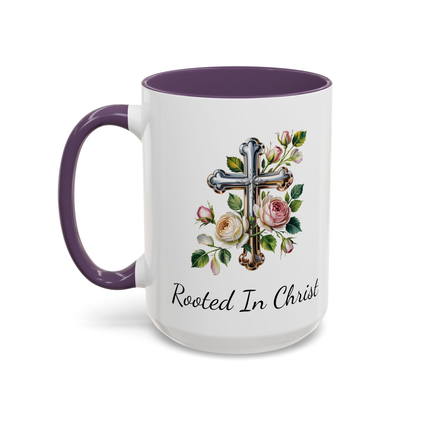 Accented Coffee Mug - Rooted In Christ