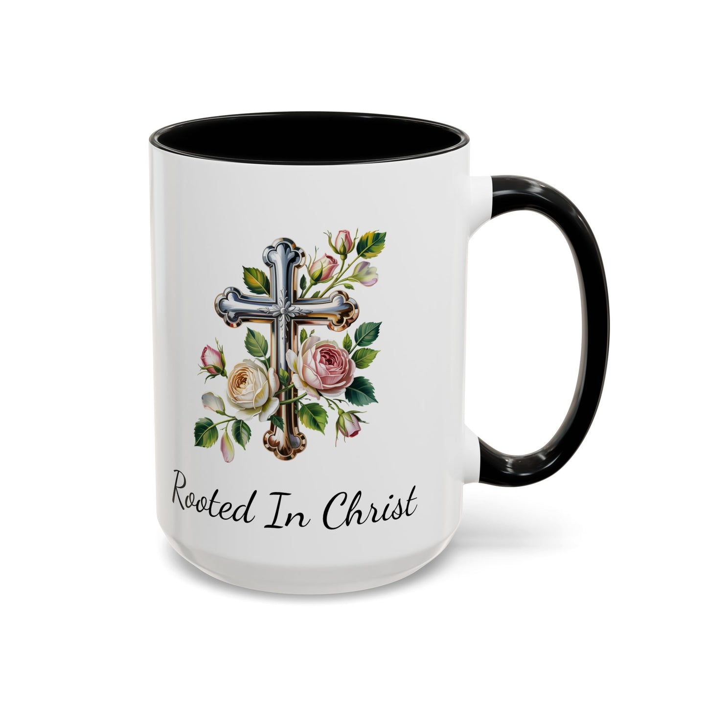 Accented Coffee Mug - Rooted In Christ