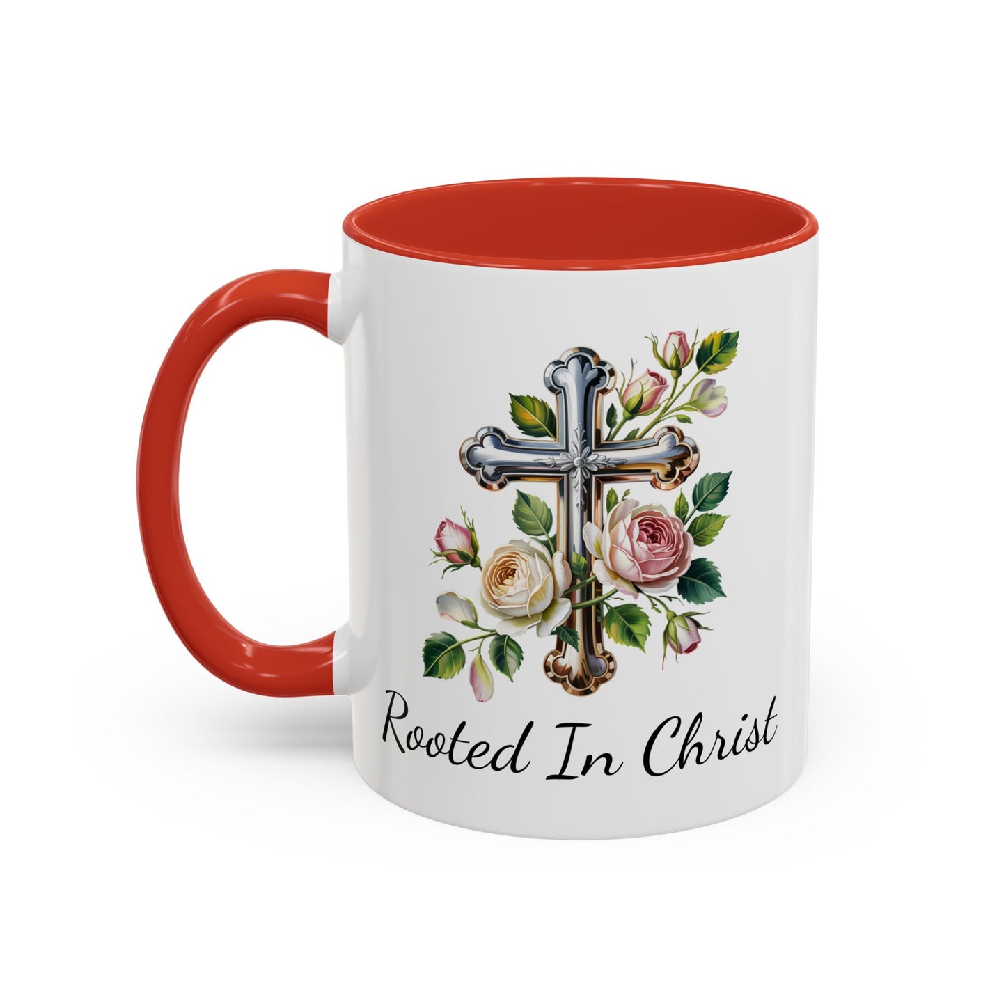 Accented Coffee Mug - Rooted In Christ