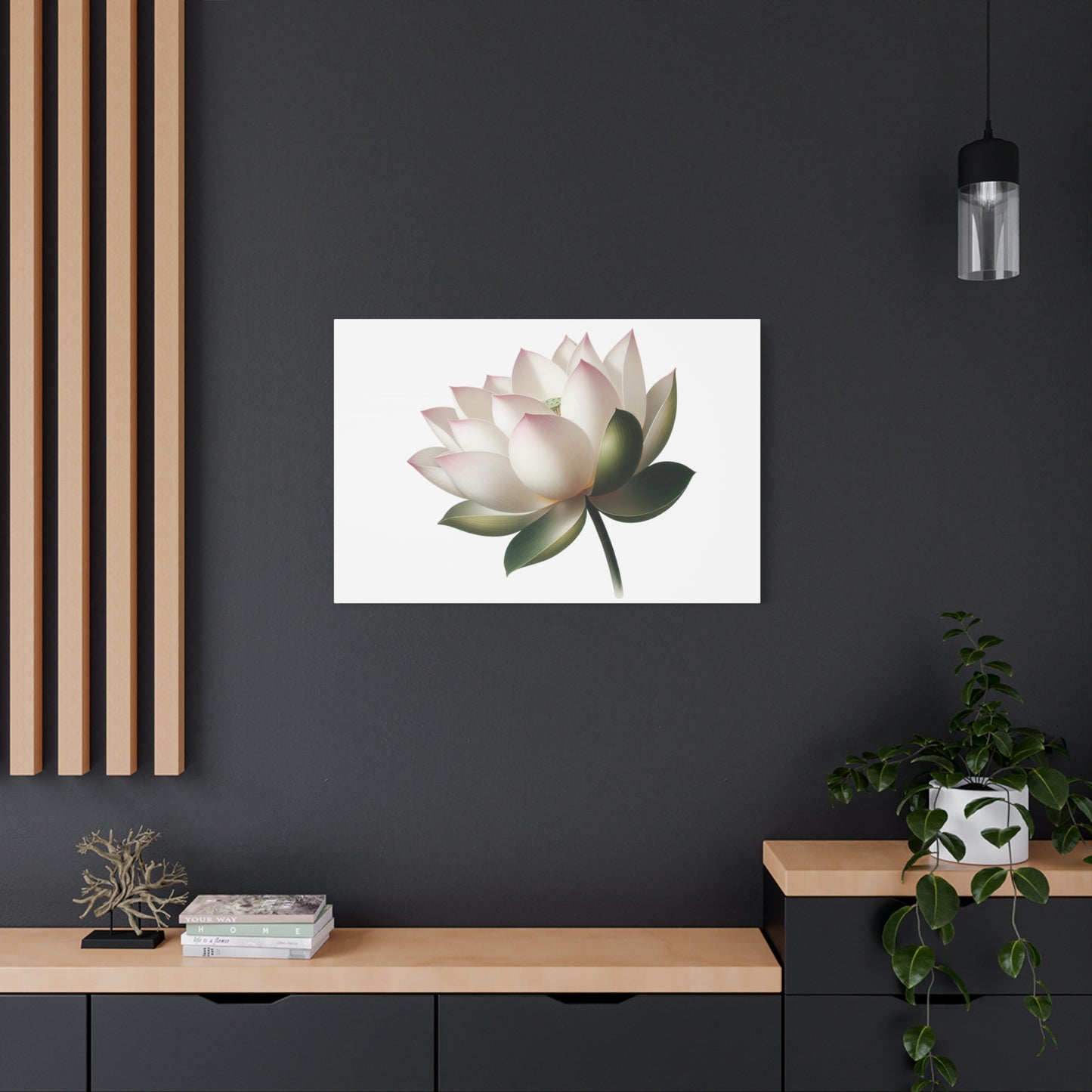 Lotus Flower Canvas Wall Art