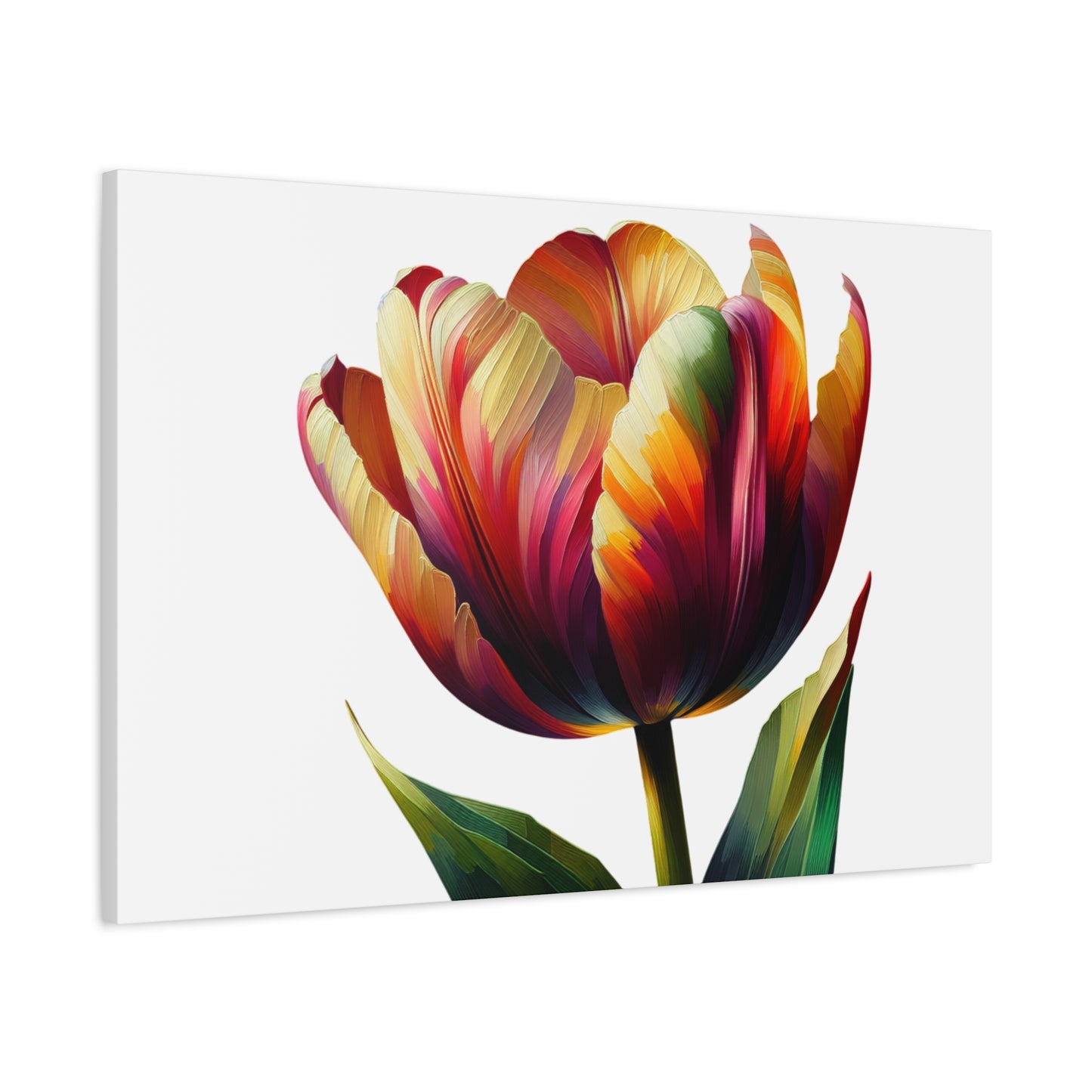 Tulip Flower Canvas Wall Art