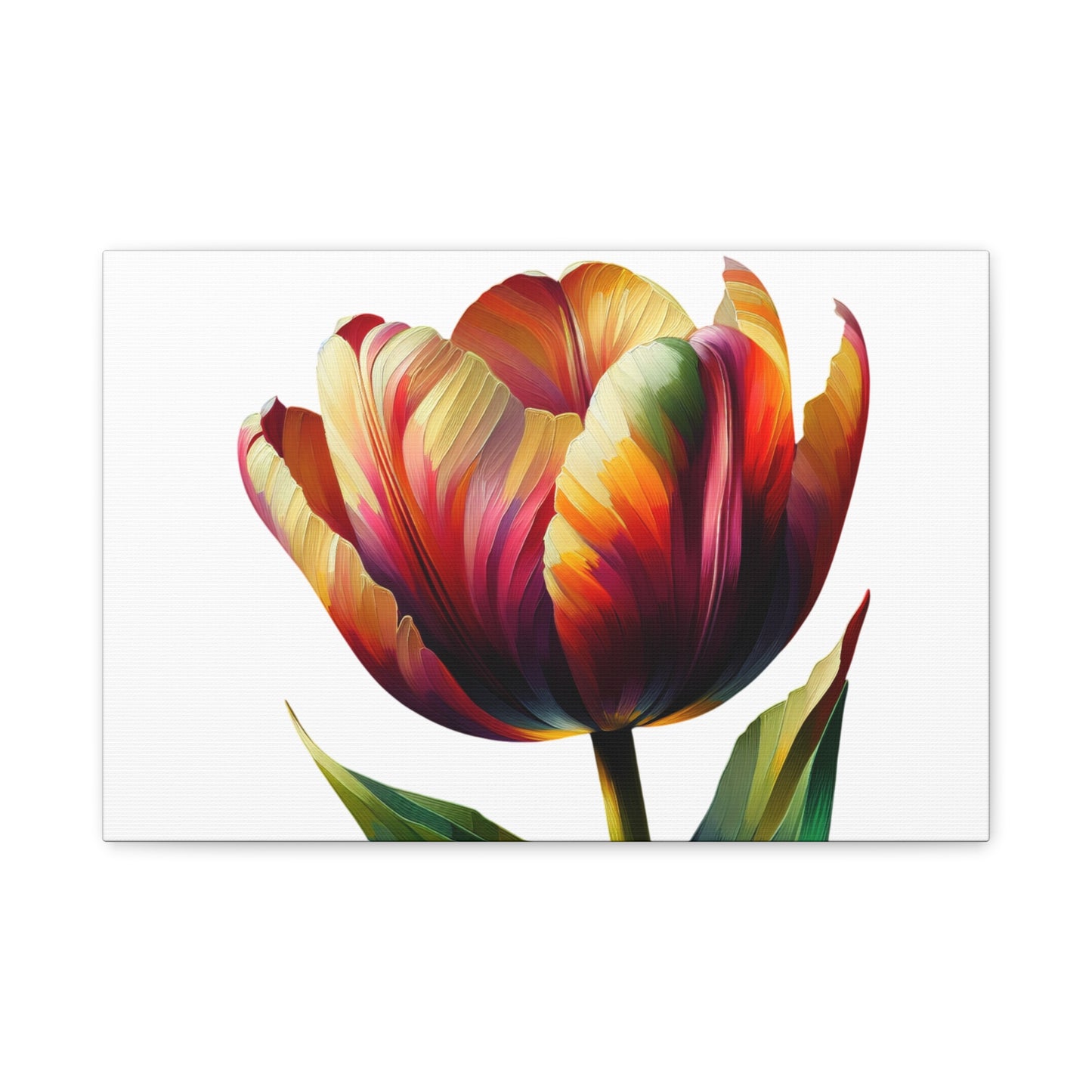 Tulip Flower Canvas Wall Art