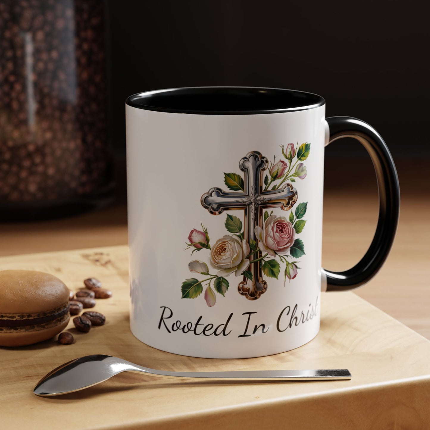 Accented Coffee Mug - Rooted In Christ