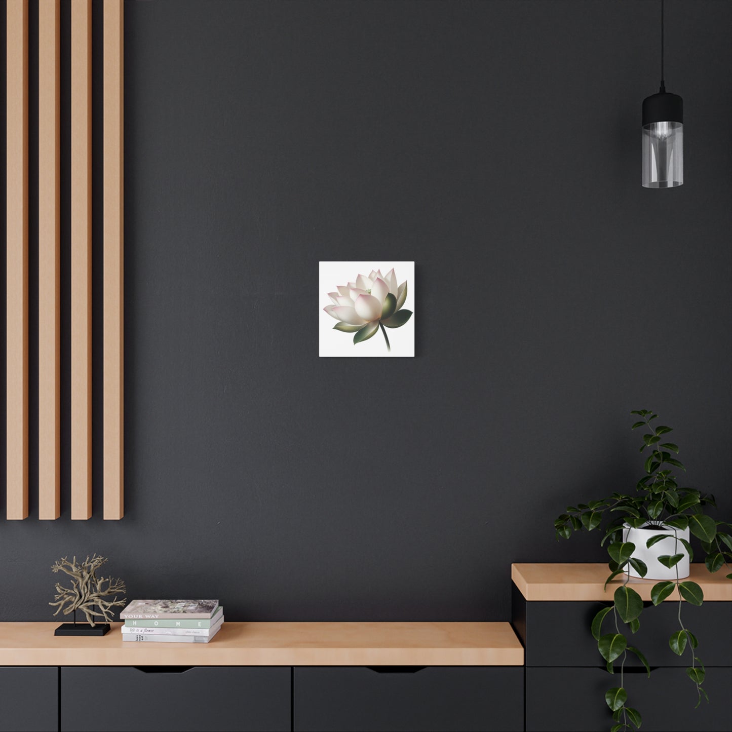 Lotus Flower Canvas Wall Art