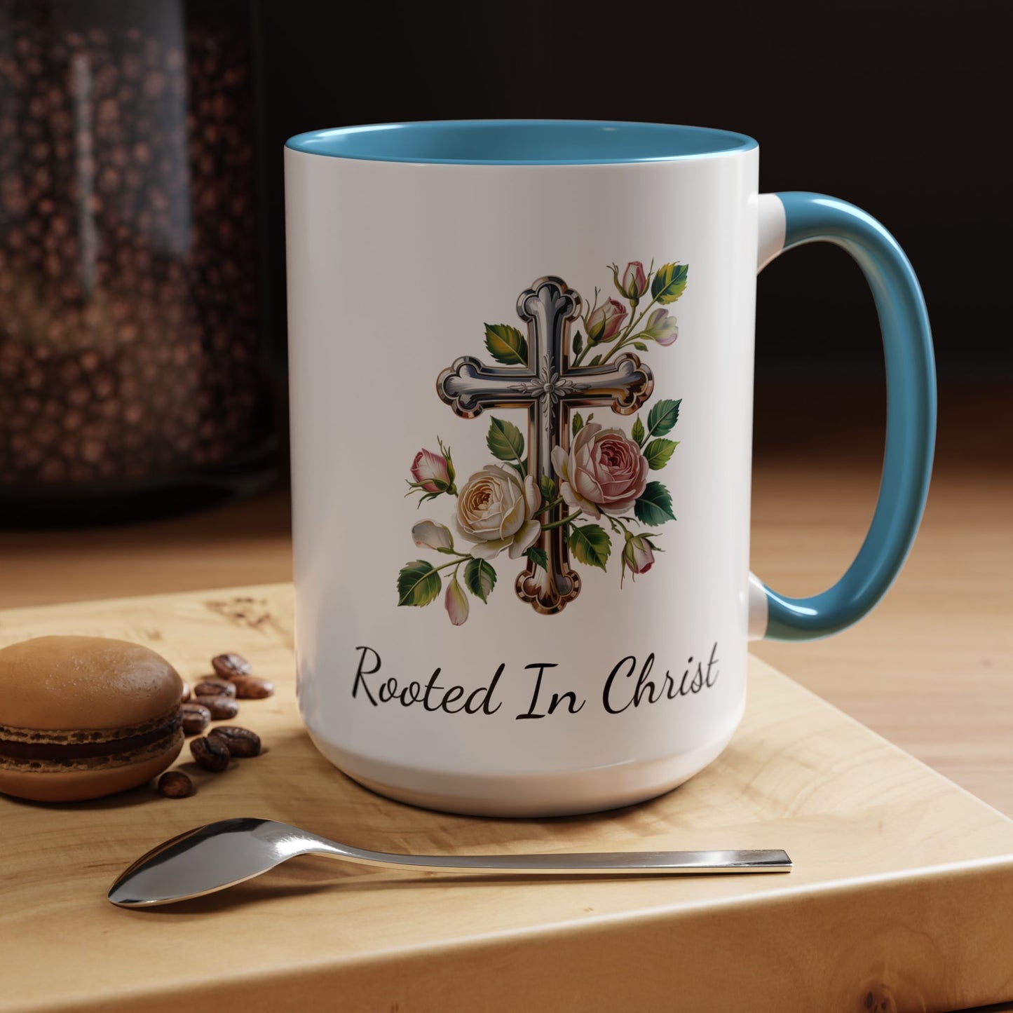 Accented Coffee Mug - Rooted In Christ