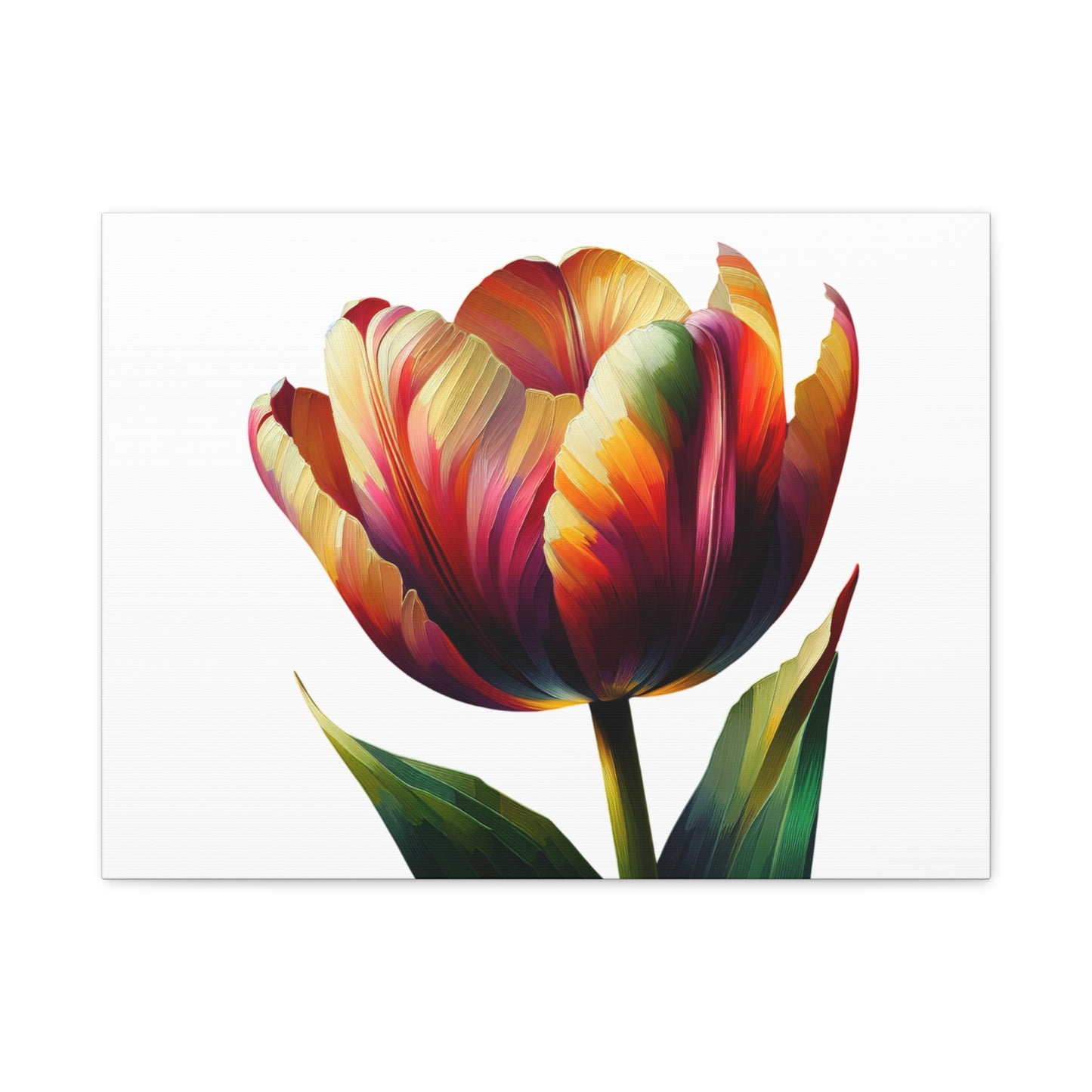 Tulip Flower Canvas Wall Art