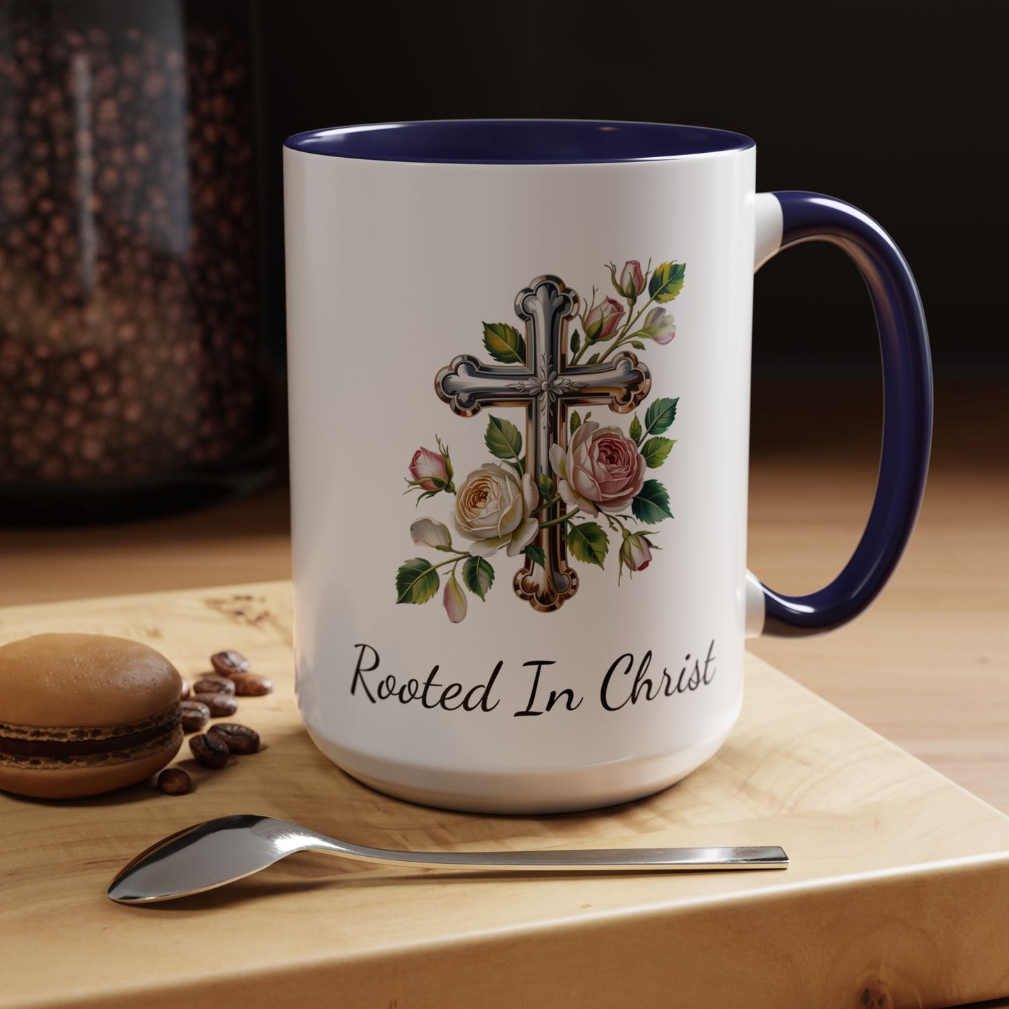 Accented Coffee Mug - Rooted In Christ