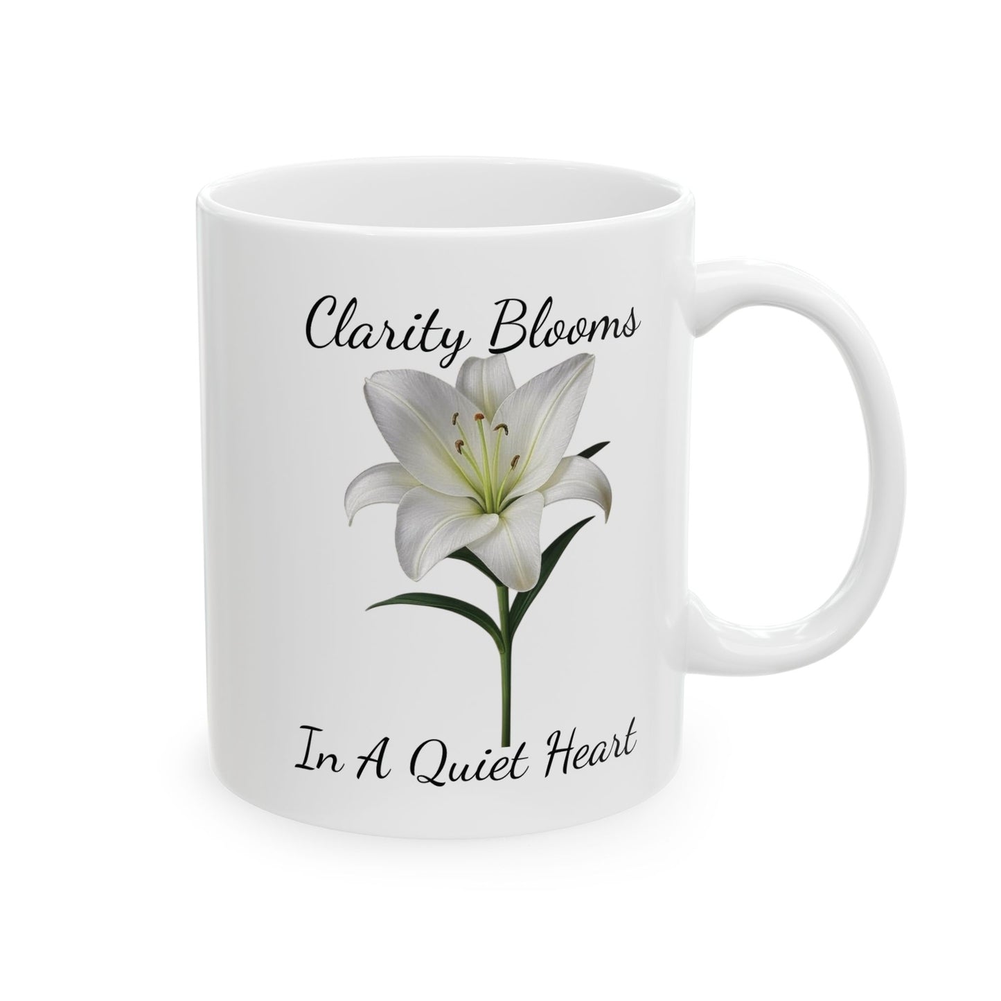 Coffee Mug - Clarity Blooms In A Quiet Heart Lily