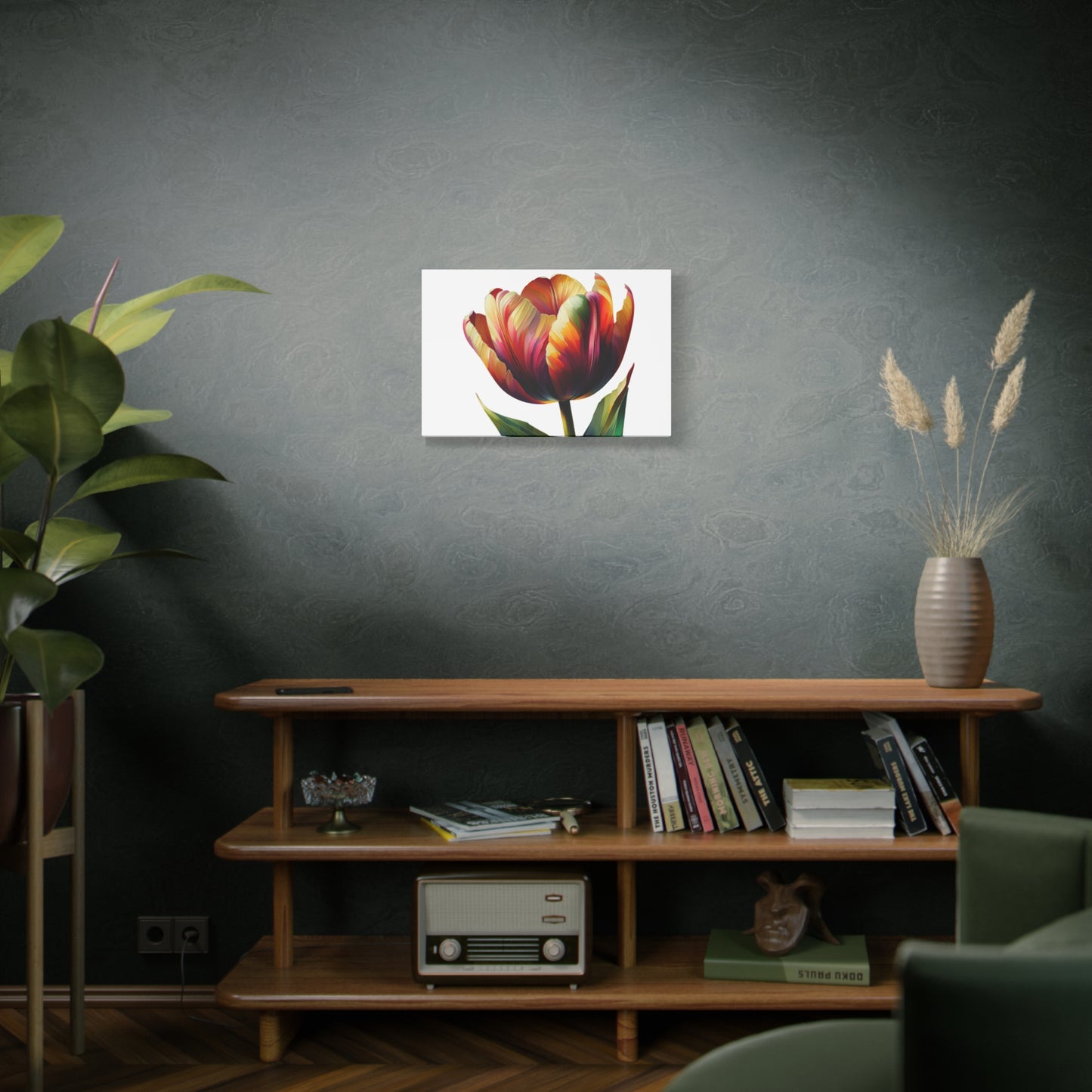 Tulip Flower Canvas Wall Art