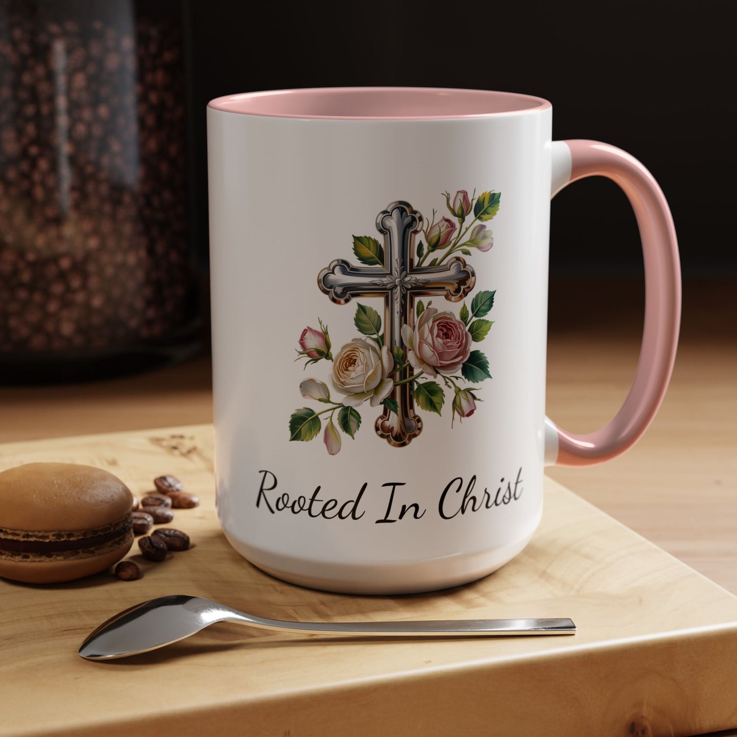 Accented Coffee Mug - Rooted In Christ