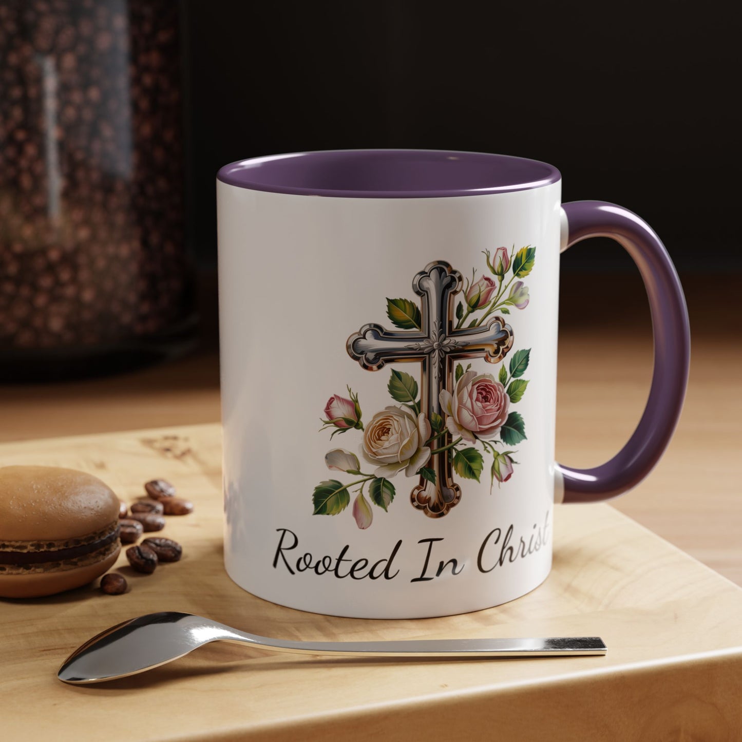 Accented Coffee Mug - Rooted In Christ