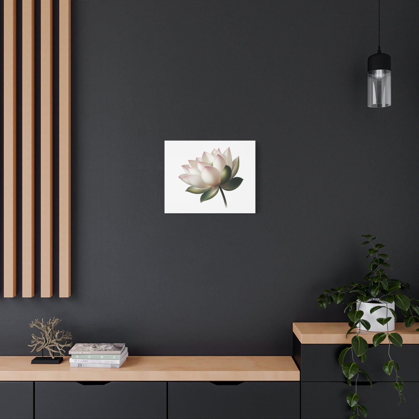 Lotus Flower Canvas Wall Art