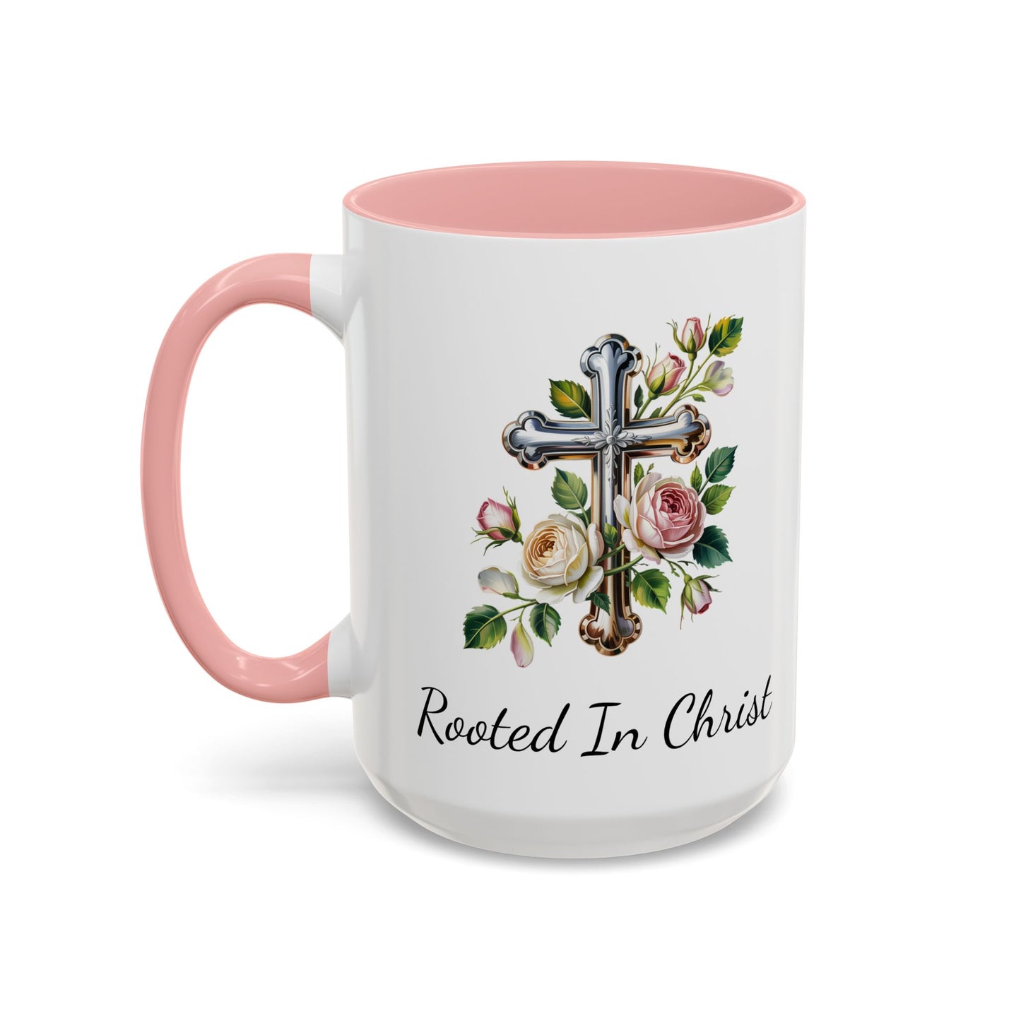 Accented Coffee Mug - Rooted In Christ