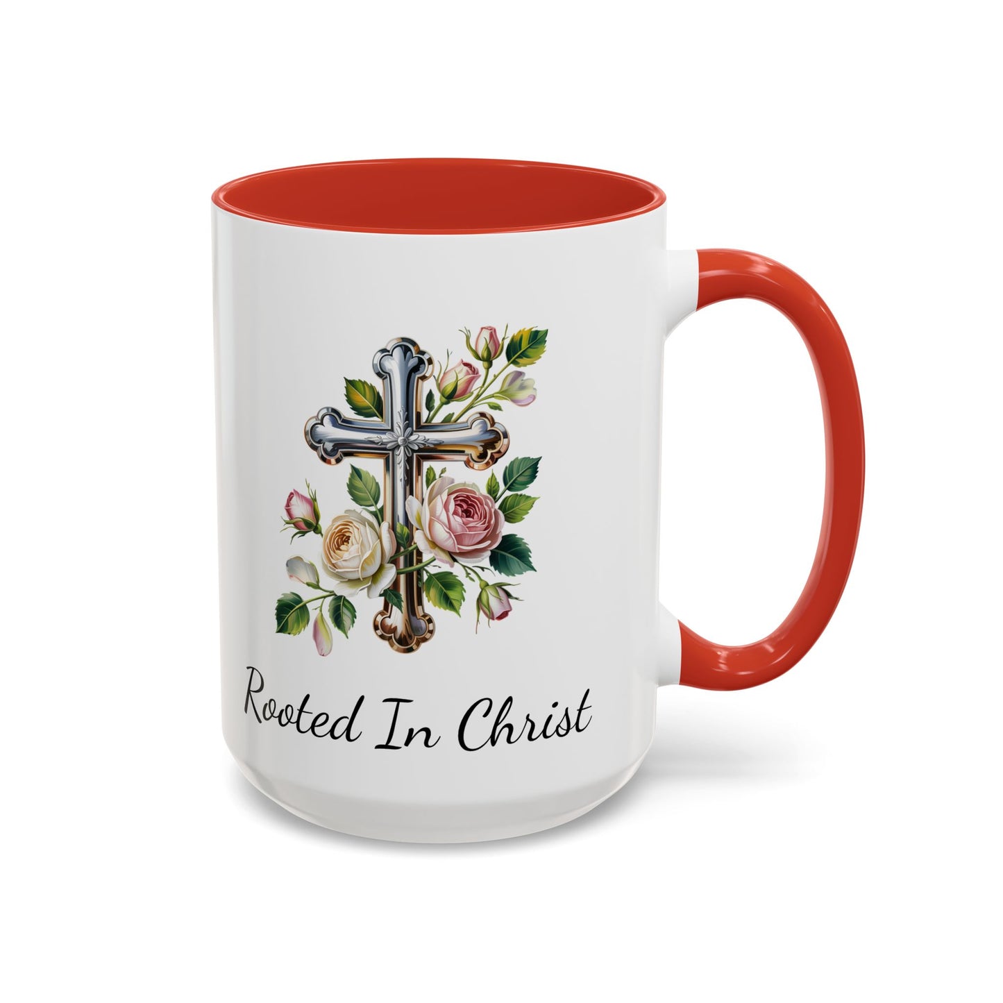Accented Coffee Mug - Rooted In Christ