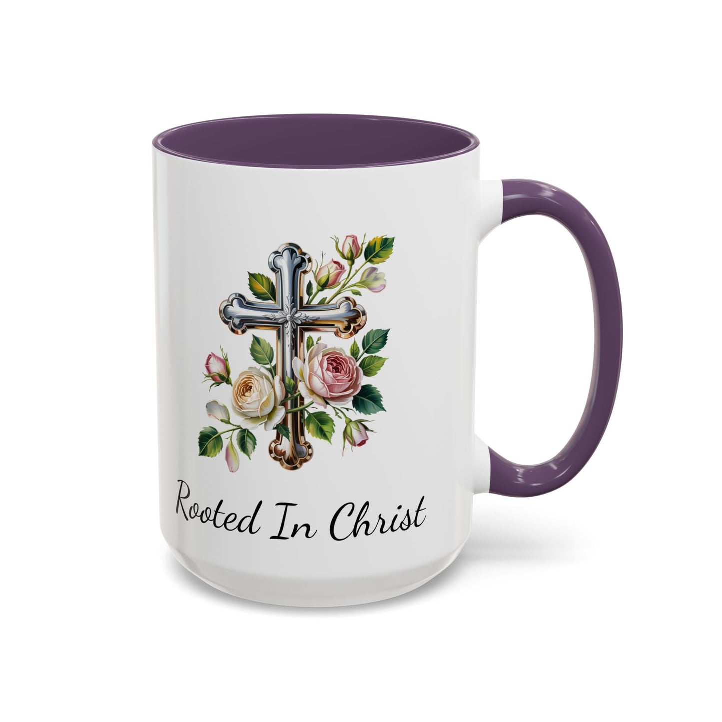 Accented Coffee Mug - Rooted In Christ