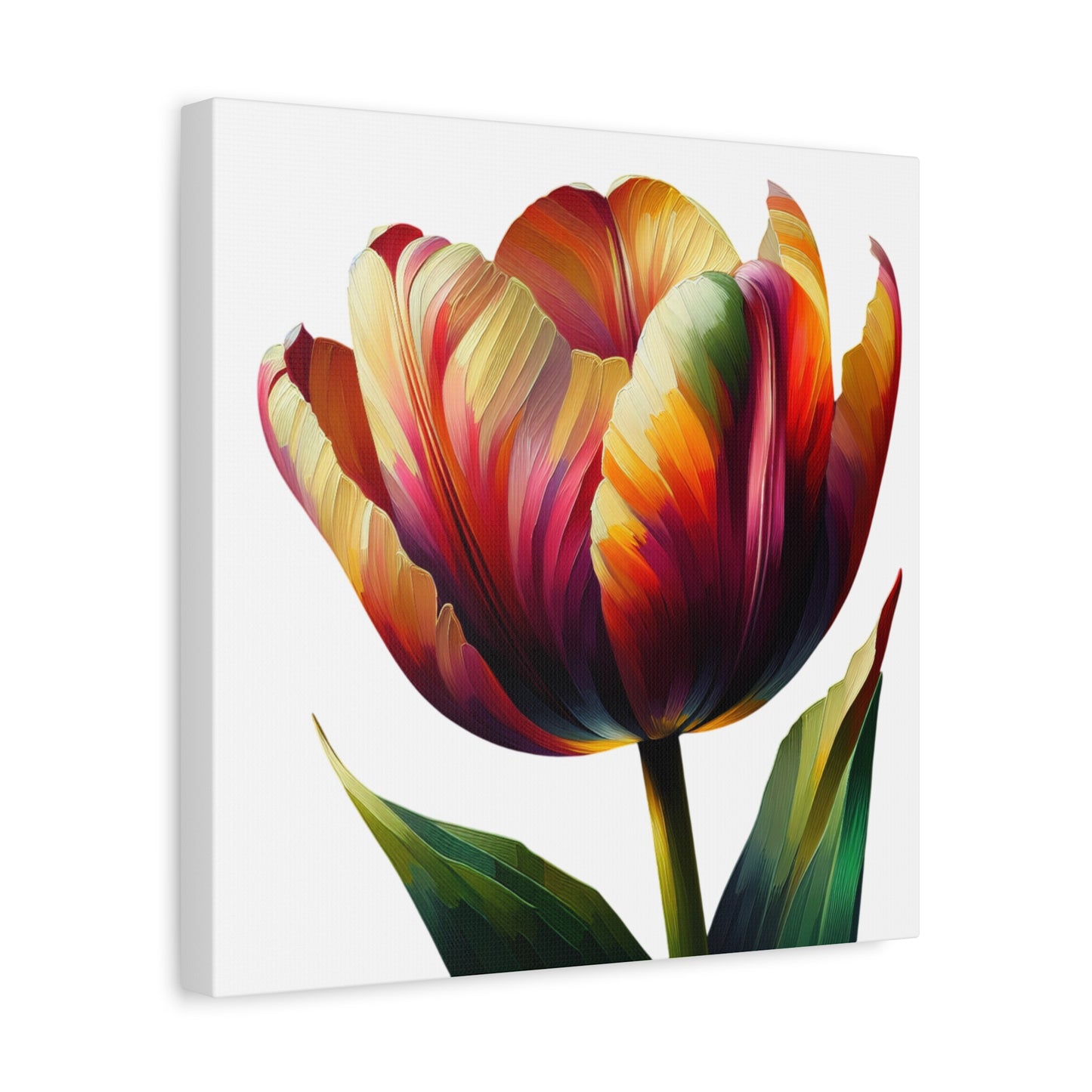 Tulip Flower Canvas Wall Art