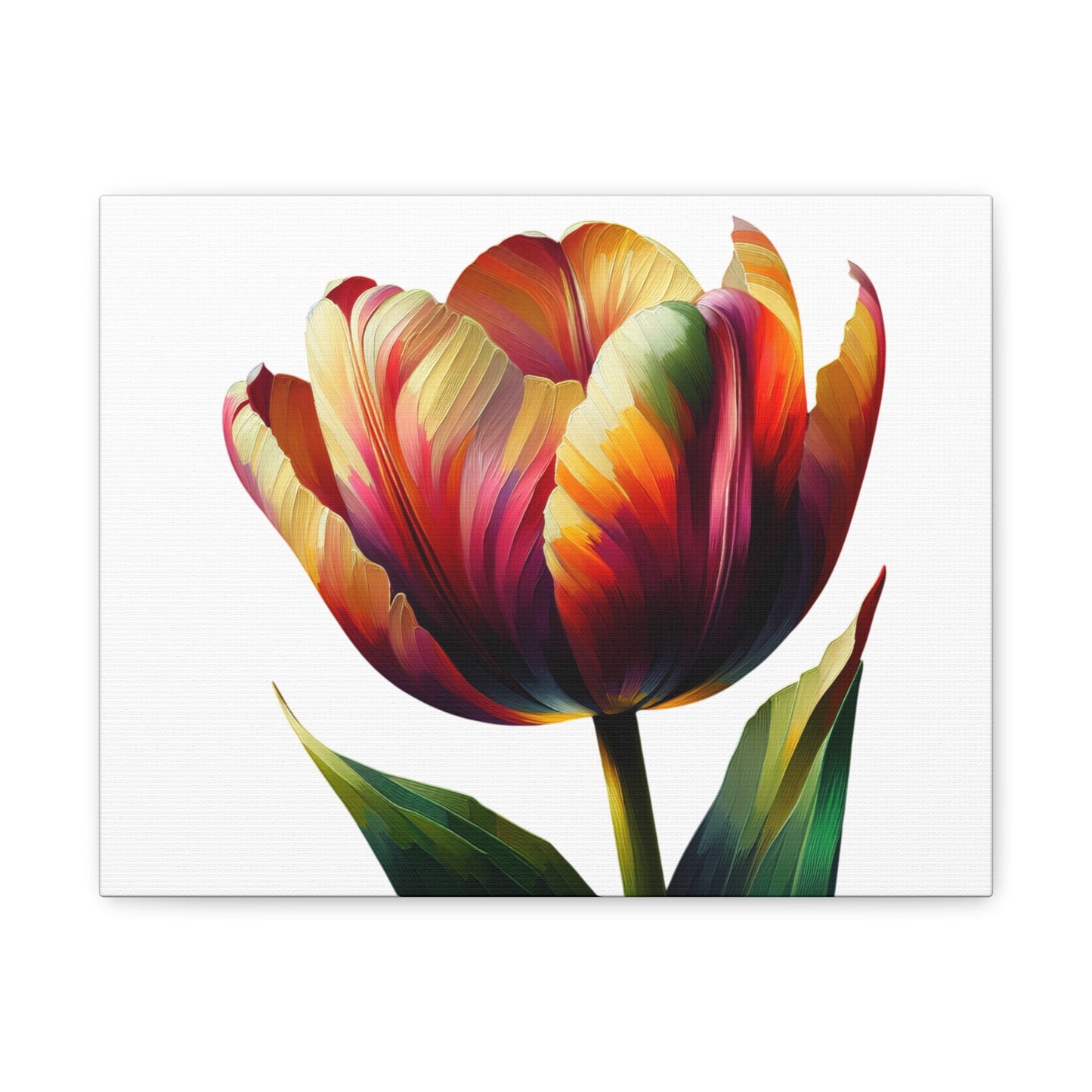 Tulip Flower Canvas Wall Art