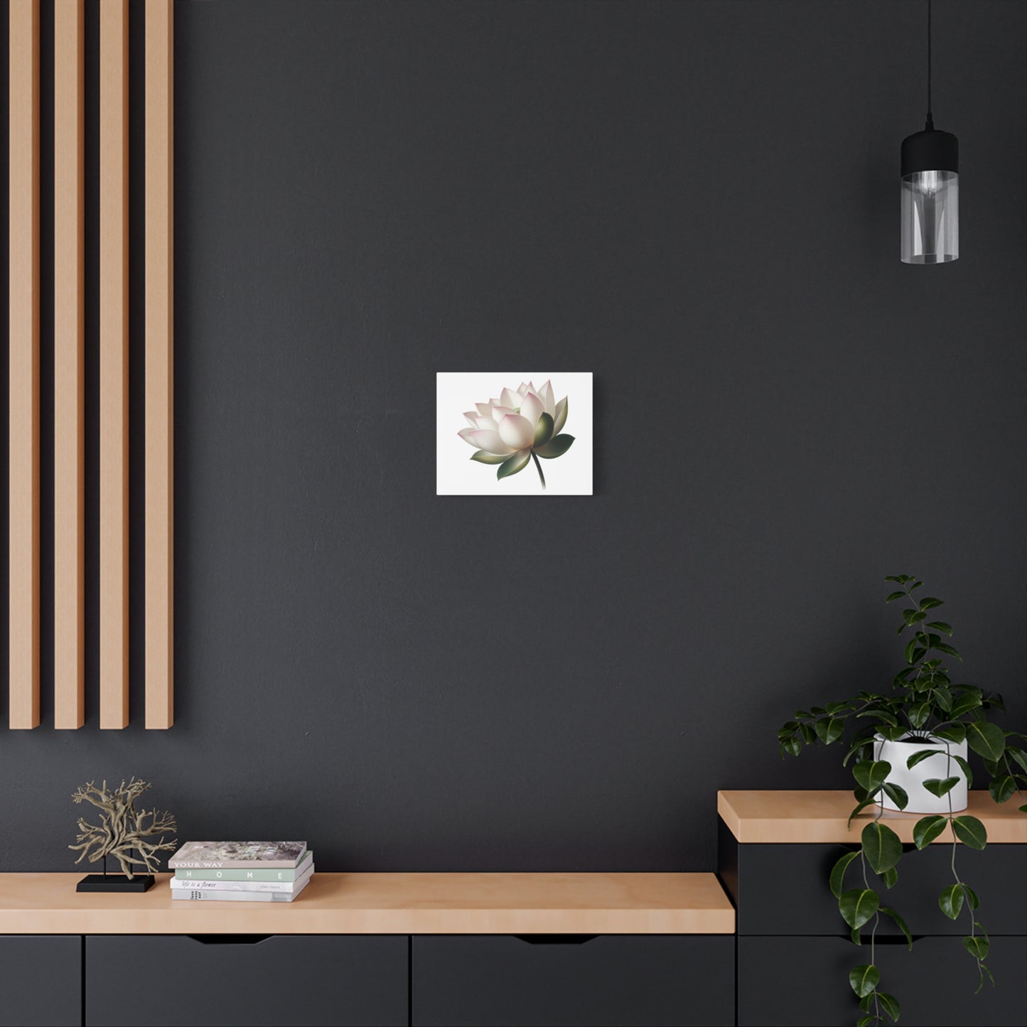 Lotus Flower Canvas Wall Art