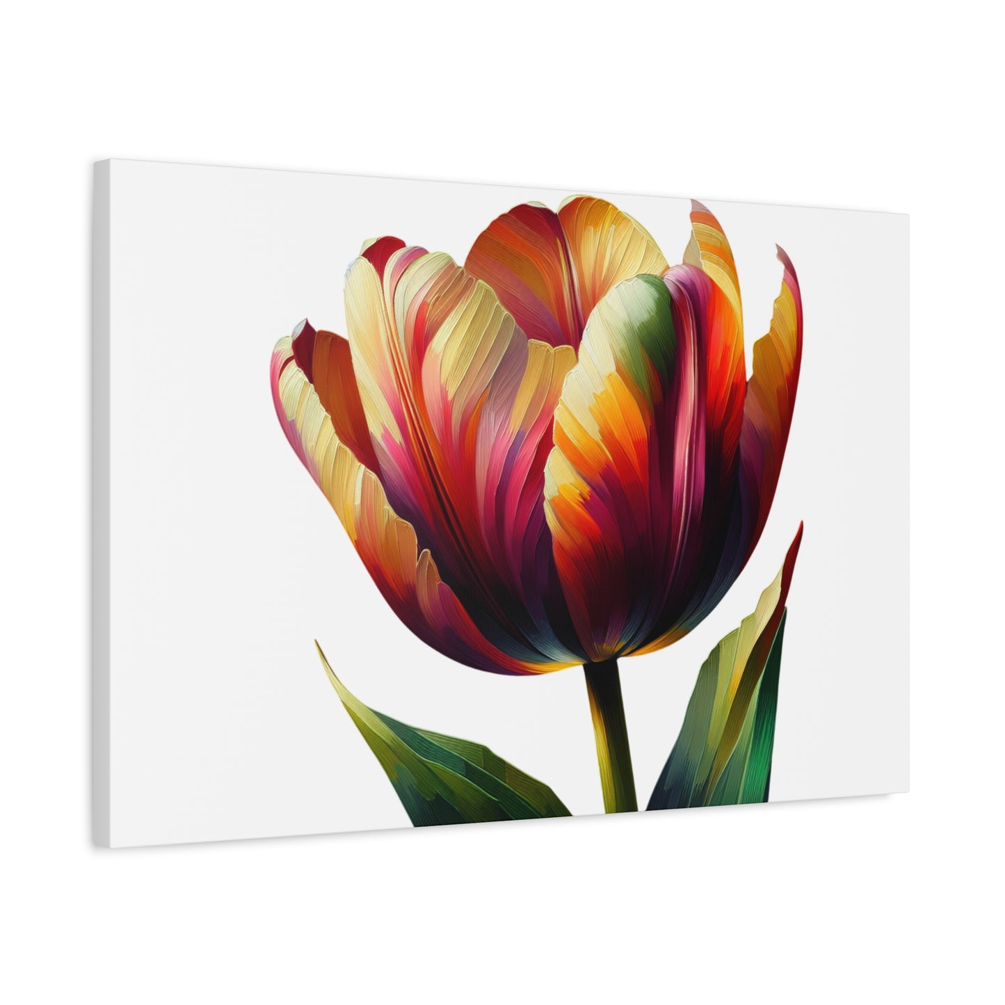 Tulip Flower Canvas Wall Art