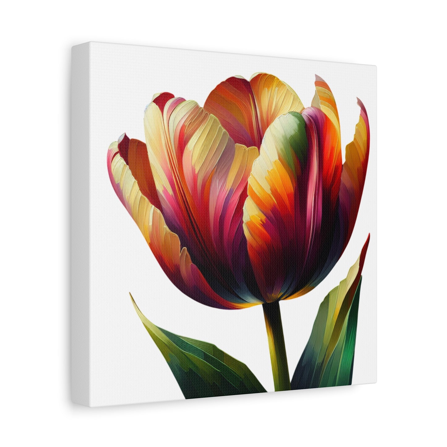 Tulip Flower Canvas Wall Art