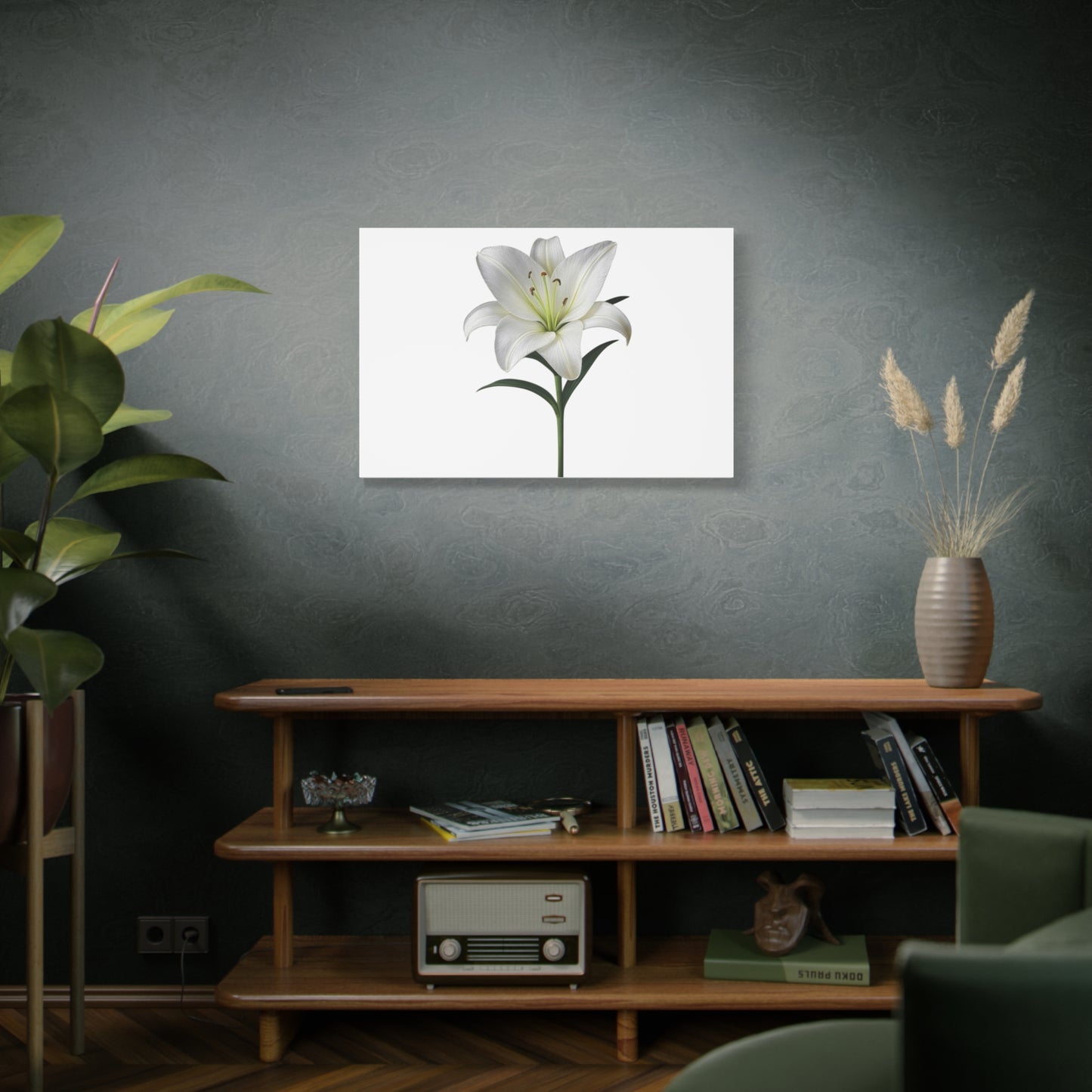 Lily Flower Canvas Wall Art