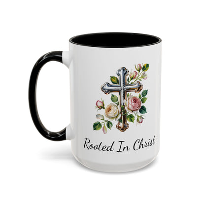Accented Coffee Mug - Rooted In Christ