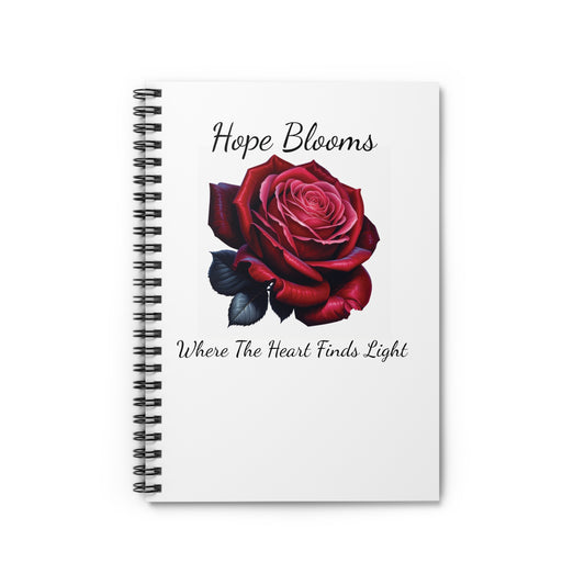 Hope Blooms Spiral Notebook