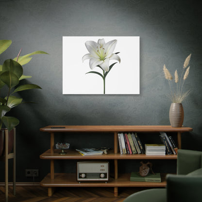 Lily Flower Canvas Wall Art