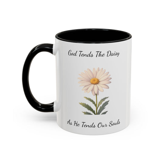 Accented Coffee Mug - Daisy