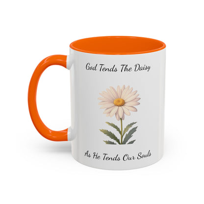 Accented Coffee Mug - Daisy