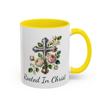 Accented Coffee Mug - Rooted In Christ