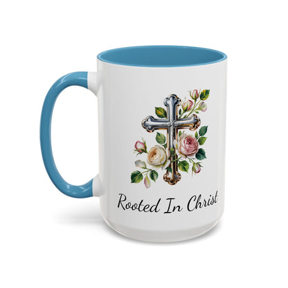 Accented Coffee Mug - Rooted In Christ