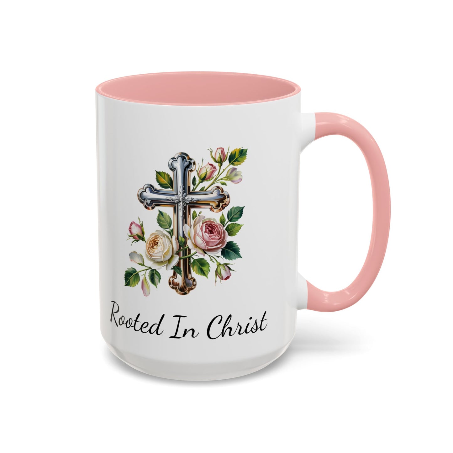 Accented Coffee Mug - Rooted In Christ