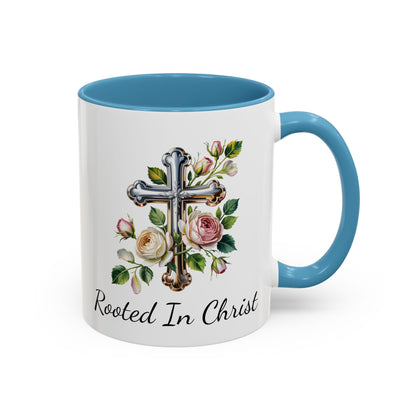 Accented Coffee Mug - Rooted In Christ