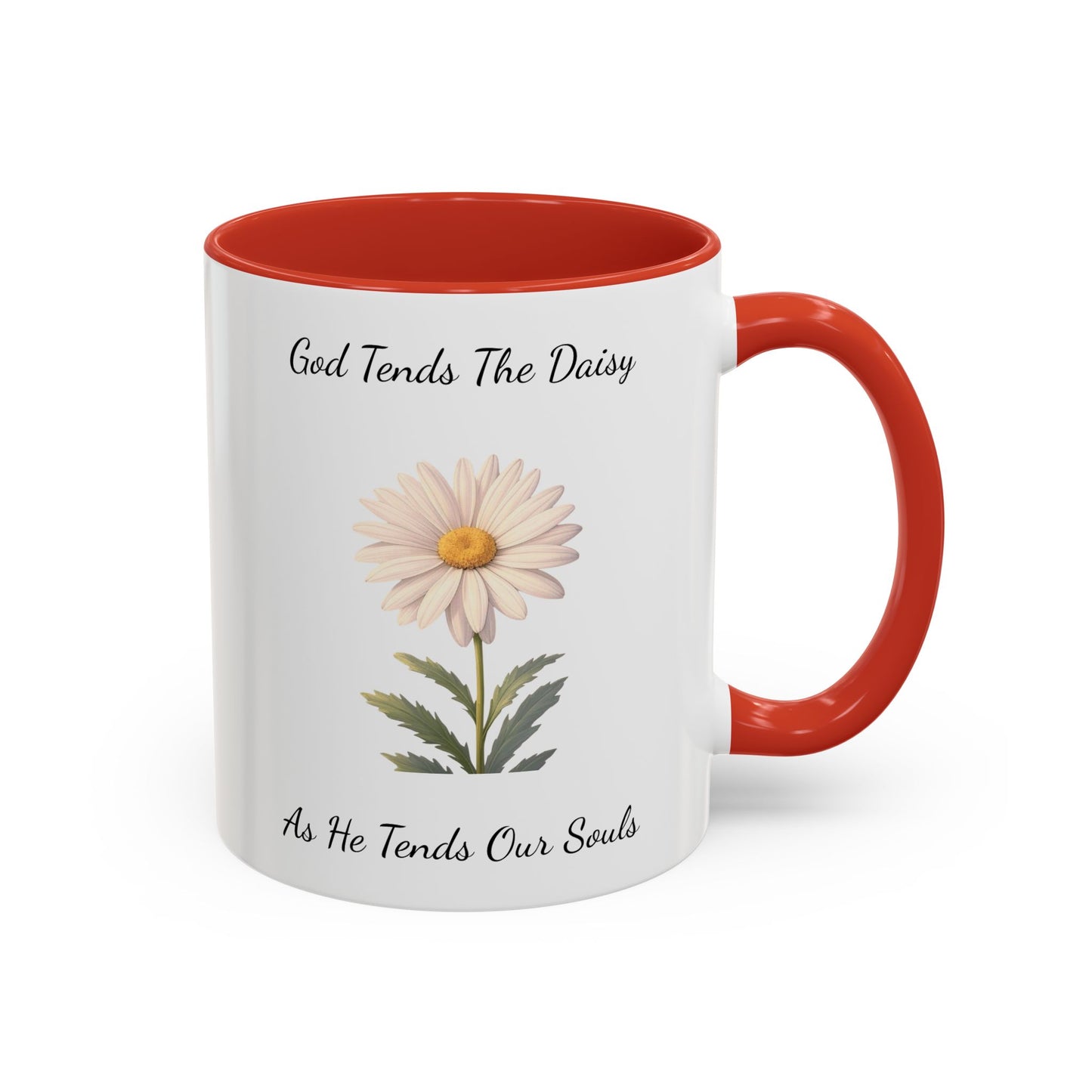 Accented Coffee Mug - Daisy
