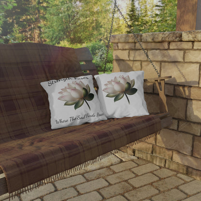 Pillow - Strength Rises Where The Soul Finds Peace Lotus