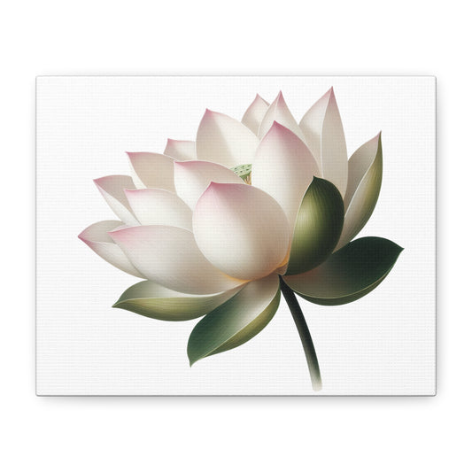 Lotus Flower Canvas Wall Art
