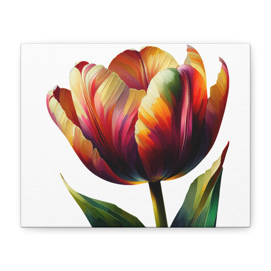 Tulip Flower Canvas Wall Art